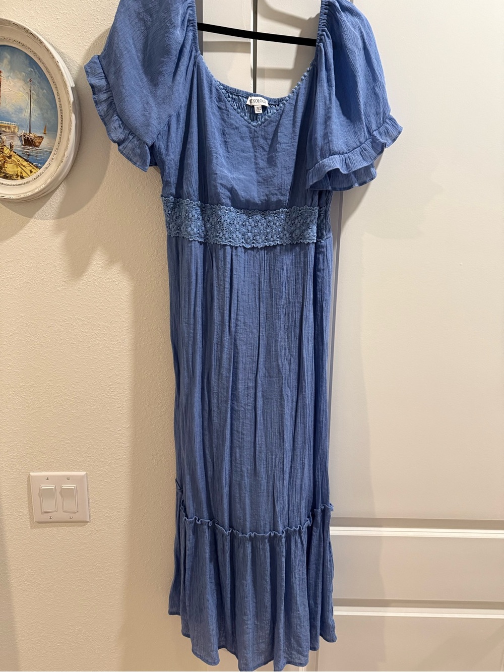 Blue Midi Dress Size XL